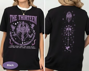 The Thirteen Comfort Colors Shirt, From Now Until The Darkness Claims Us, Throne Of Glass Tee, We Are The Thirteen T-shirt, SJM TOG Shirt.