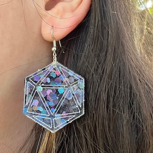 D20 Dangle Earrings