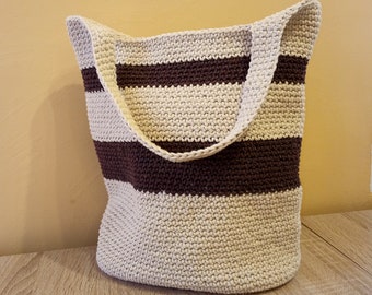 Sac shopper Sarenza tote bag beige marron