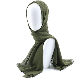 Pompom chiffon hijab