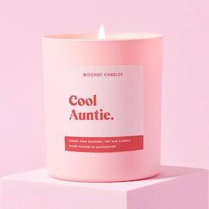 Funny Auntie Gift Auntie Reveal Gifts Scented Soy Wax Candle