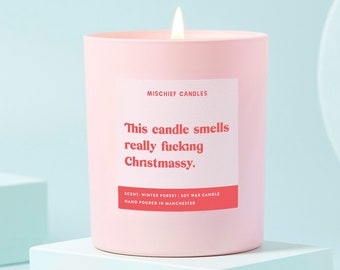 Funny Christmas Gift For Her | Friend Christmas Gift | Stocking Filler | Smells Christmassy