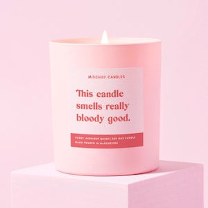 Scented Soy Candle | Funny Scented Candle | This Candle Smells Bloody Good