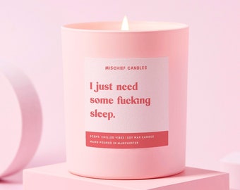 Funny Gift For Her | New Mum Gift | Funny Candle | Need Some Sleep