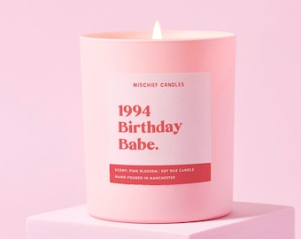 30th Birthday Gift | Funny 30th Birthday Gift | Funny Candle | 1994 Birthday Babe
