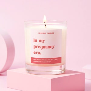 Mama to be-cadeau | Grappige moeder als cadeau | Grappige cadeaus helder glas | In mijn zwangerschapstijd