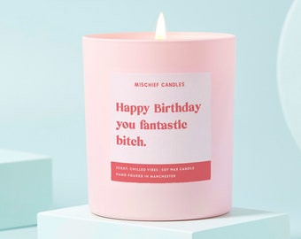 Birthday Gift For Her | Funny Birthday Gift | Gift for Friend | Happy Birthday You Fantastic Bitch