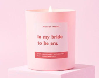 Funny Bride To Be Gift Funny Bridal Era Gifts Soy Wax Scented Candle