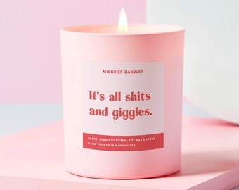 Friendship Gift | Funny Gift For Her | Soy Wax Candle | Shits and Giggles