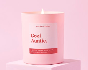 Auntie Gift | Funny Auntie to Be Gift | Funny Candle | Cool Auntie