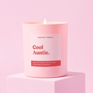 Auntie Gift | Funny Auntie to Be Gift | Funny Candle | Cool Auntie