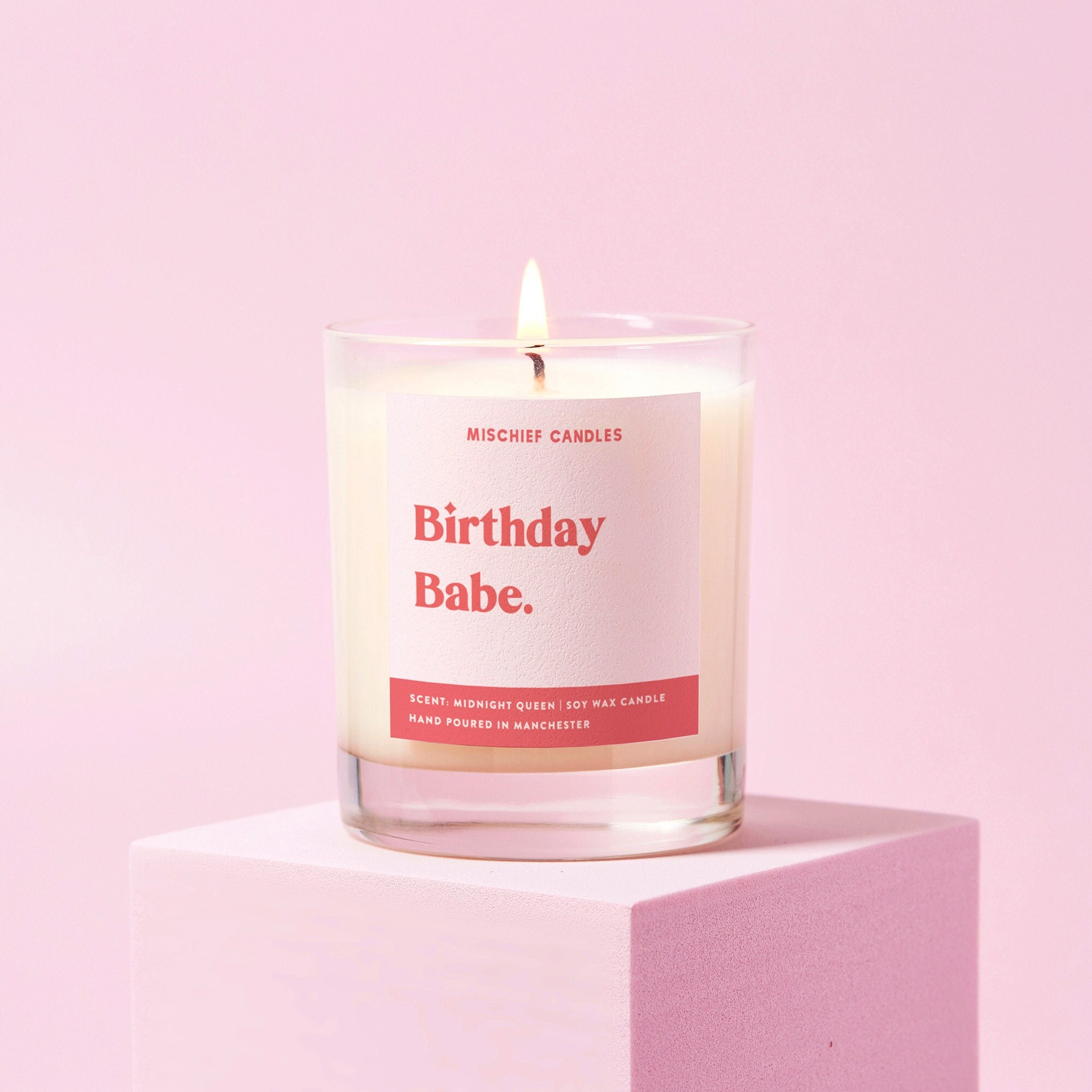 Birthday Gift For Her | Funny Birthday Gift | Birthday Babe | Clear Glass Funny Gifts