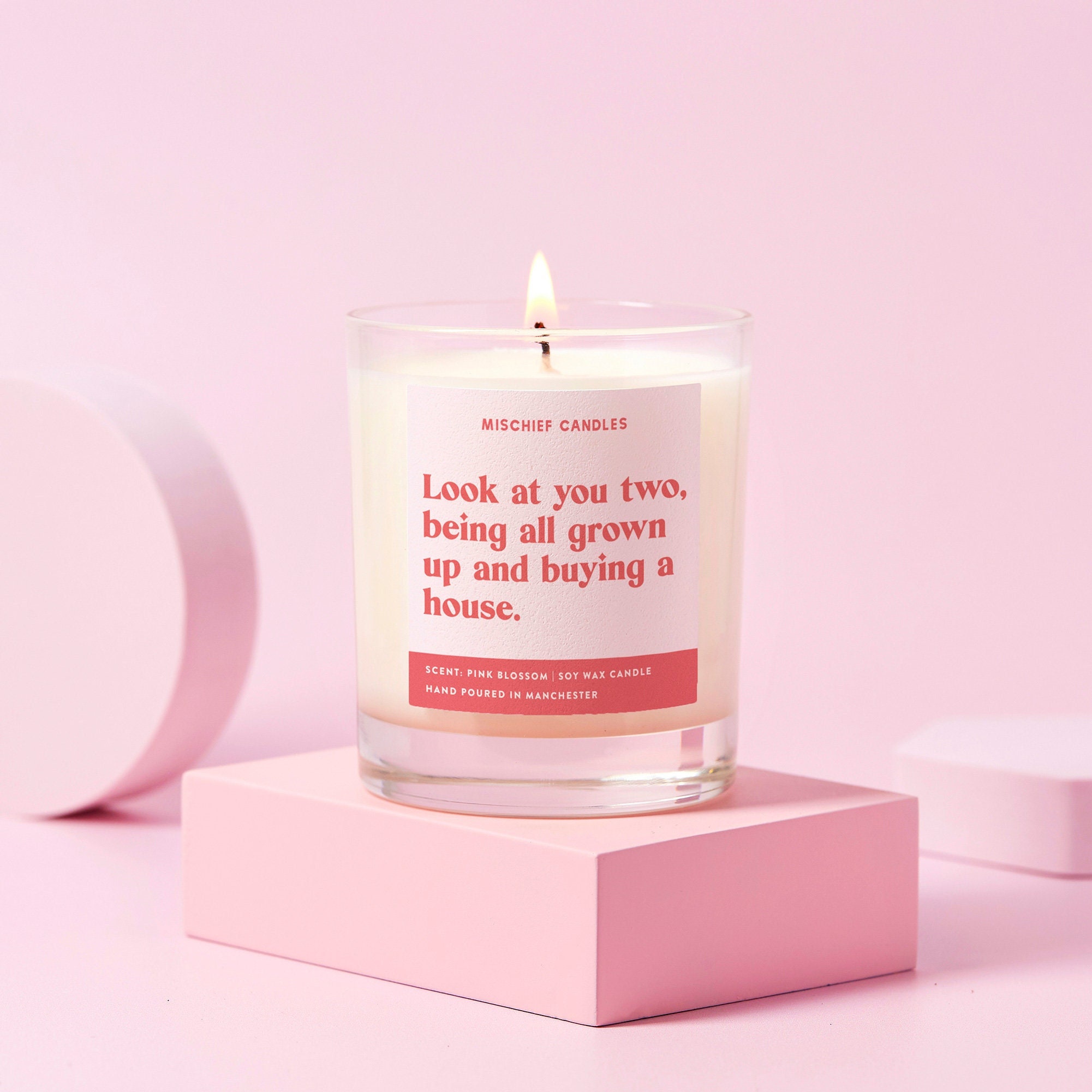 New Home Gift | Funny Housewarming Gift | Funny Candle | Funny Gifts | All Grown Up and Buying a House