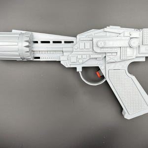 Battlestar Galactica Colonial Blaster With Magnets Installed 3D Printed Raw Prop Replica
