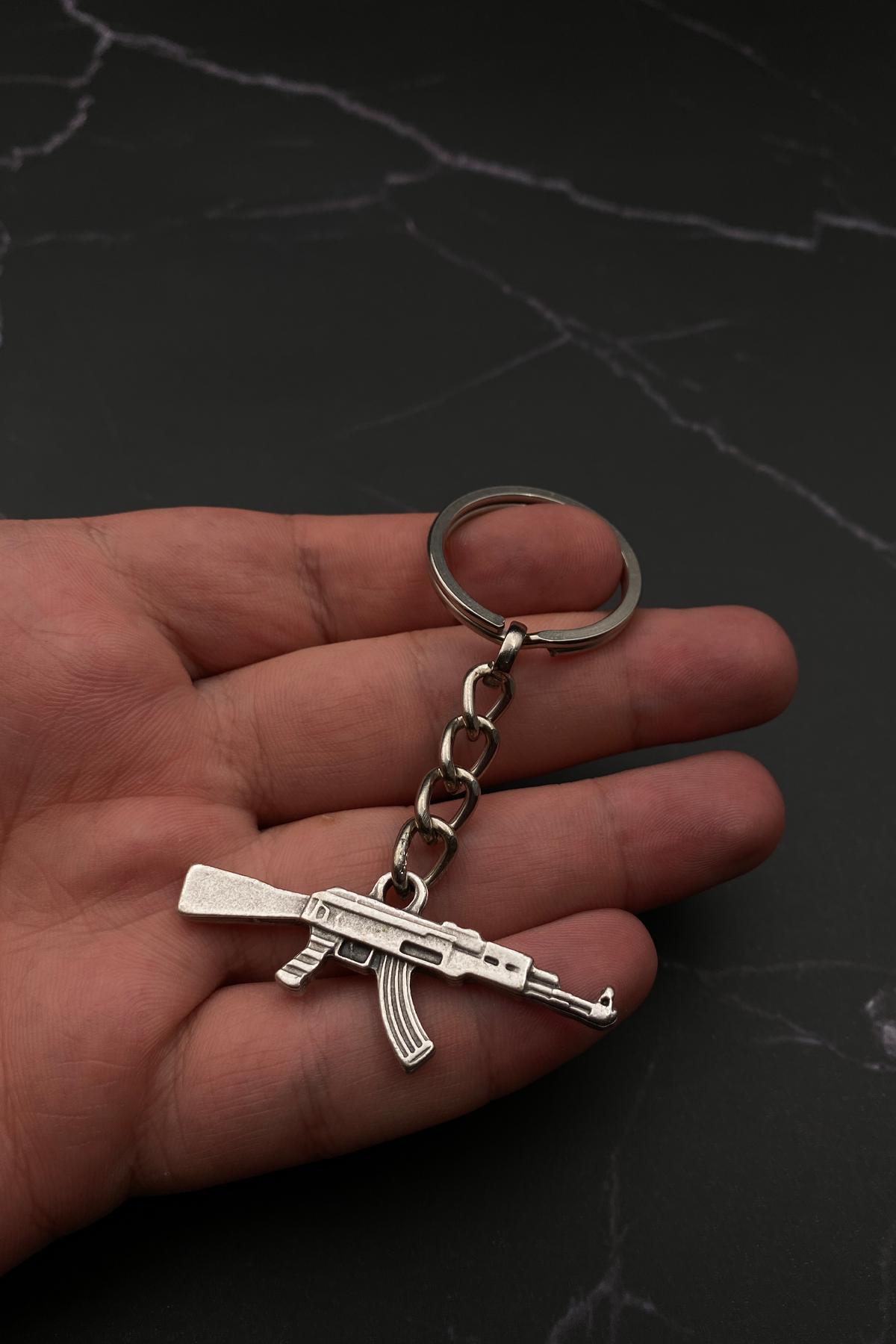 AK47 Kalashnikov Weapon Keychain, Gun Keychain, Men Keychain, Gothic ...