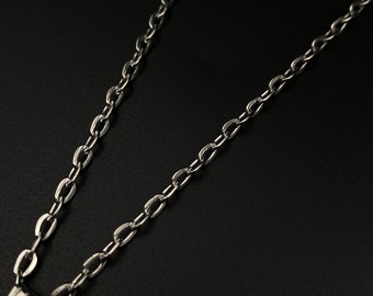 PikaLF Collana Uomo Con Ciondolo Testa Di Capo Indiano – Acciaio Inox Vintage Punk Rock – Catena 60 Cm – Regalo Per Uomo Forte