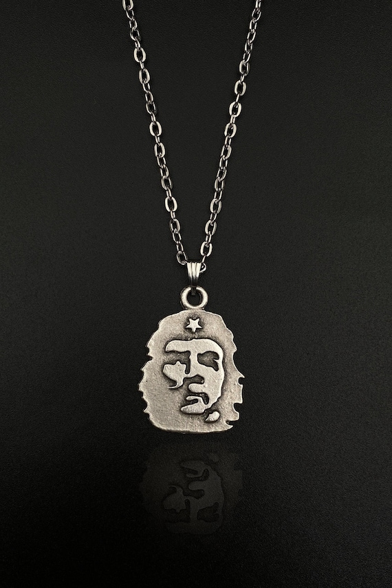 Che Guevara Necklace: Silver Plated Freedom Pendant