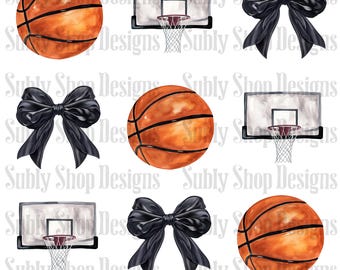 Basketball coquette bow, basketball mama designs, basketball mama dtf, basketball sublimation, girly basketball designs, basketball dtf
