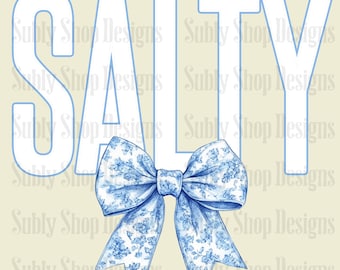 Salty summer coquette png, salty dtf designs, summer dtf designs, summer coquette png, beach coquette png, beach dtf designs