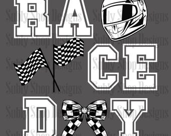 Race car race day png, race car designs, race day png, race day dtf designs