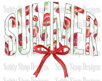 Summer Strawberries coquette png, summer png, strawberries png, summer dtf designs, cute summer designs, strawberry coquette png