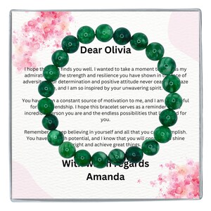 Motivational Gifts, Inspirational Gifts, Encouragement Gift, Dream Big Gifts, Dream Big Little One, You can do anything, Jade Bracelet
