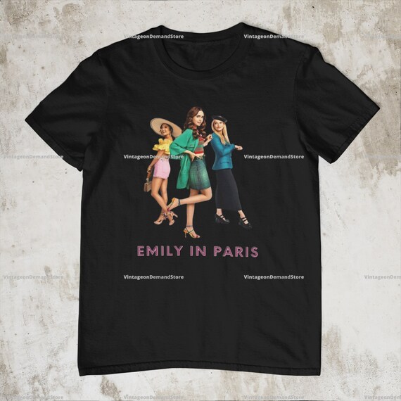 Emily in Paris T Shirt Paris City Fans Tee Emily Cooper Fan Etsy