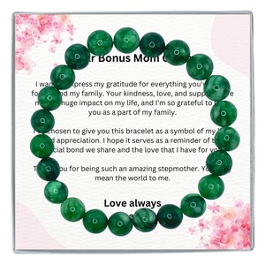 Bonus Mom Gift for Step Mother, Gift from Bride, gift for stepmom Bracelet, stepmom wedding gift