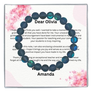 English Teacher Gift, Bracelet Jewelry Gift for English Teacher Christmas Gifts for Grammar Teacher, Personalized English Teacher Gift