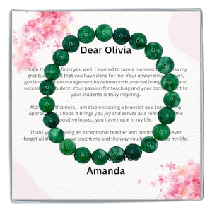 English Teacher Gift, Bracelet Jewelry Gift for English Teacher Christmas Gifts for Grammar Teacher, Personalized English Teacher Gift