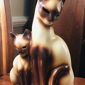 Howard Kron vintage Siamese Cat TV Lamp