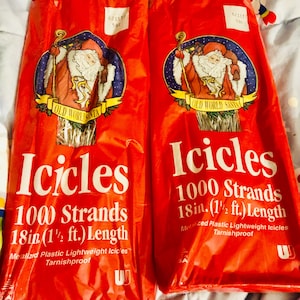 Vintage Christmas Tree Icicles
