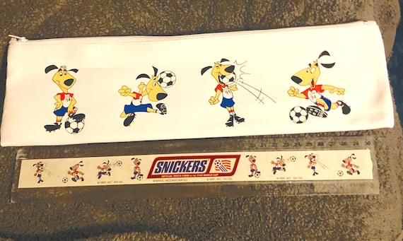 1994 FIFA World Cup Soccer Team USA pencil case and ruler