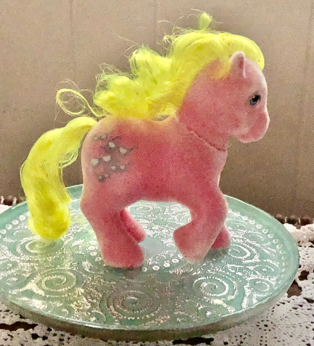 MY LITTLE PONY Good Morning Sunshine So-Soft 2005 Baby Pony Battery Operated EUR 5,21 - FR