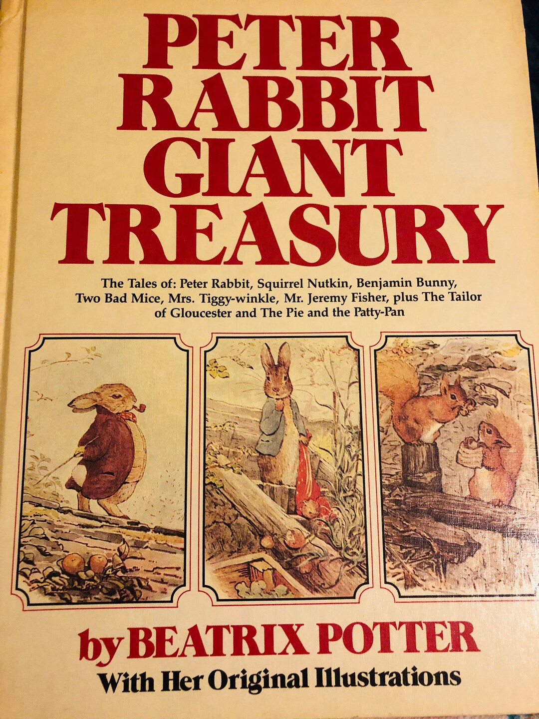 Peter Rabbit Giant Treasury Hardback Book 1980 - Etsy