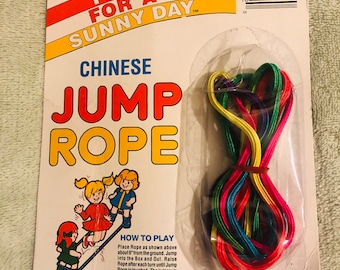 Vintage New In Package Chinese Jump Rope
