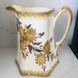 Cash Family hand painted pitcher 1945