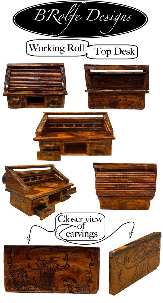 Roll Top Desk Etsy