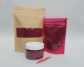 Marokkaanse Aker Fassi-lippenstift, rode klaproospoeder, biologisch pigment
