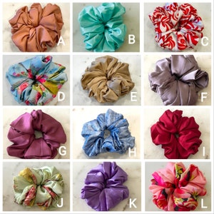 100% Silk Scrunchies XL Handmade,Silk Scrunchies,Handsewn Scrunchies,Hair Scrunchies, Handmade Hair Scrunchies, Scrunchy, Hair Accessories