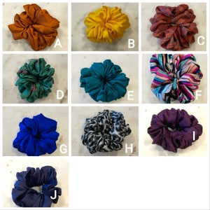 100% Mulberry Silk Scrunchies,Handmade Gift,Silk Scrunchies,Handsewn Scrunchies,Hair Scrunchies, Handmade Hair Scrunchies,Hair Accessories