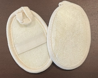 Bio Ramie Gesichtspad Set: Sanftes Peeling Luffa Schwämmchen