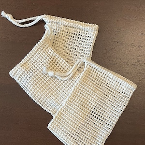 Handmade Reusable Soap Bag, Soap Bag, Handmade Soap Bags,Reusable bags, Sisal Soap Bag, Sisal, Sisal Reusable Soap Bag, Bath & Body Soap Bag