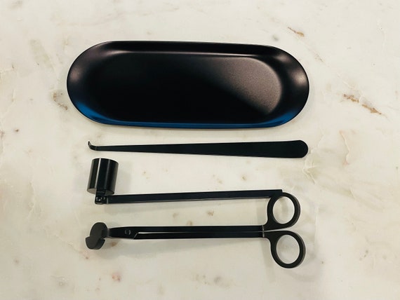 Candle Snuffer Set/Extinguisher/Wick Trimmer/Wick Dipper - THEA Candle Co