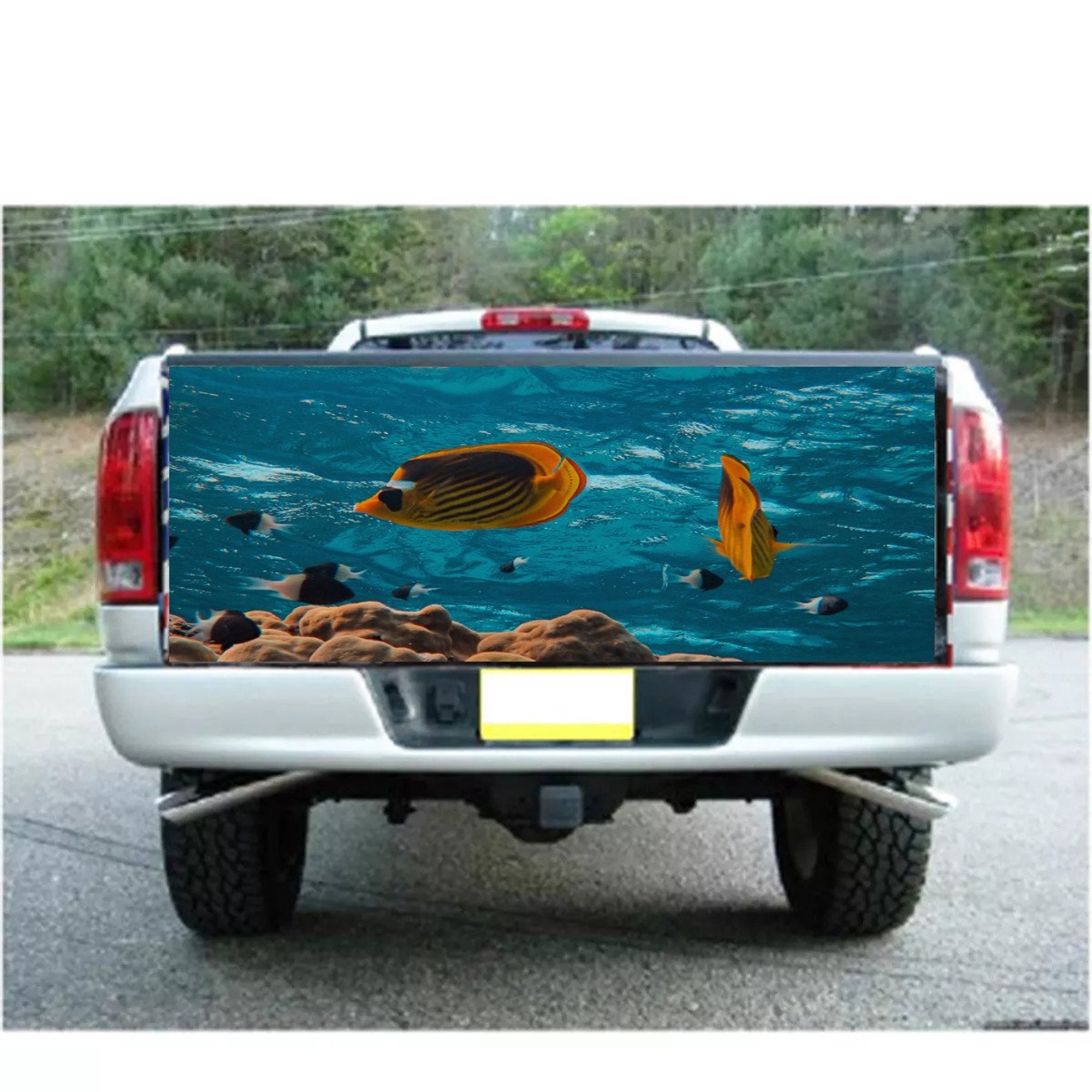 Fishing Truck Bed Decal