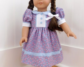 18 in doll,1940 School Dress, Kit Dress, Ruthie Dress