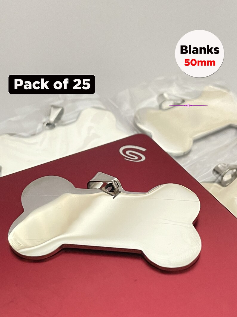 High Quality Engraveable Stainless Steel dog Tag Blanksbulk Buy Pack