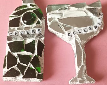 Celebration mosaic decorations set 1