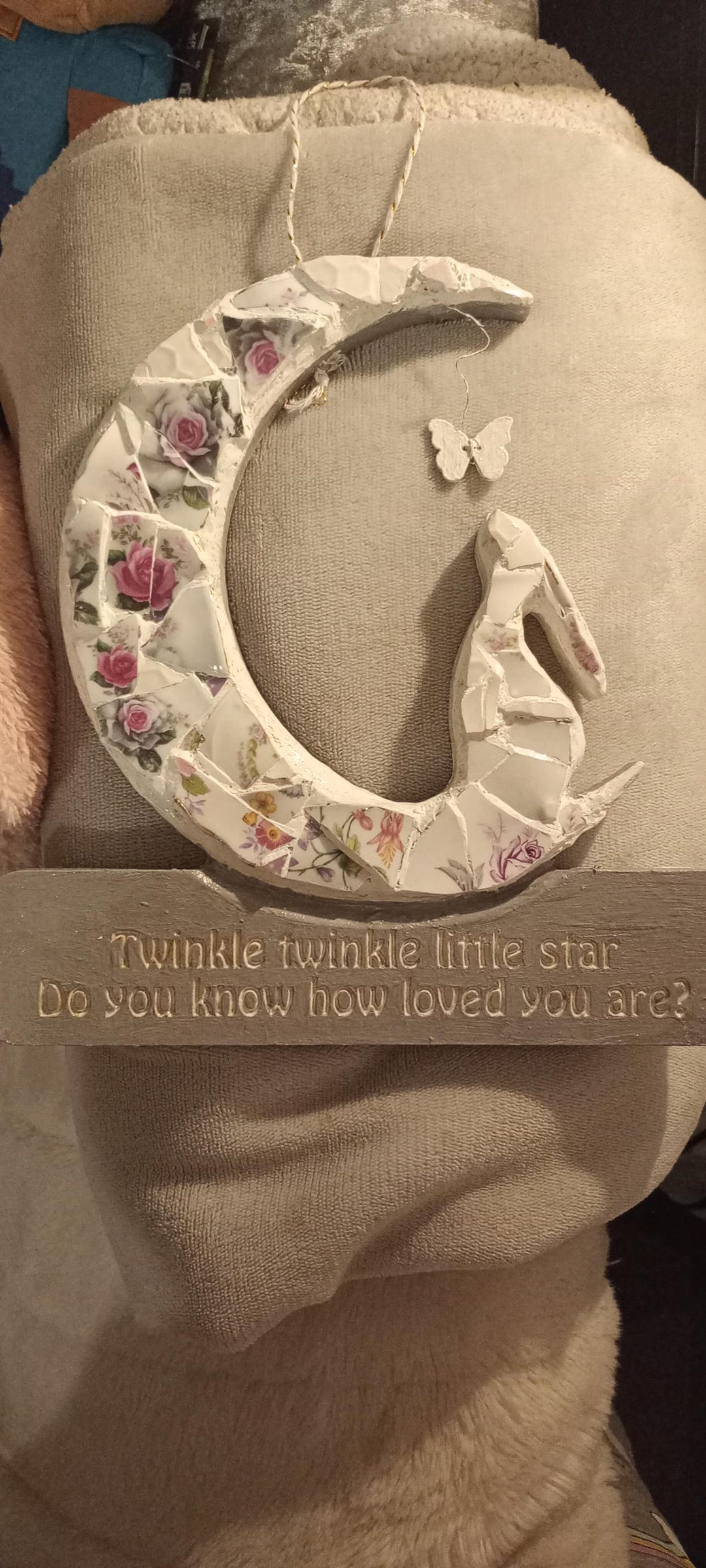 Hare and the Moon Mosaic/twinkle Twinkle Star/handmade - Etsy UK