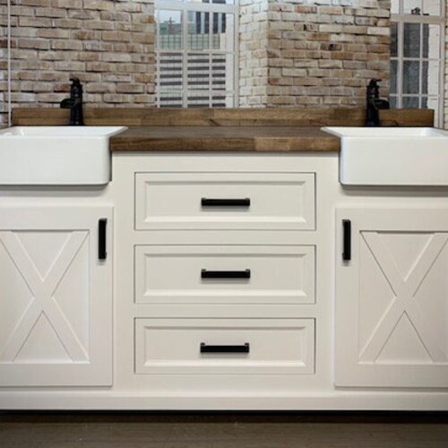 Farmhouse Bathroom Vanity free Shipping Etsy Farmhouse Bathroom Vanity free Shipping Etsy